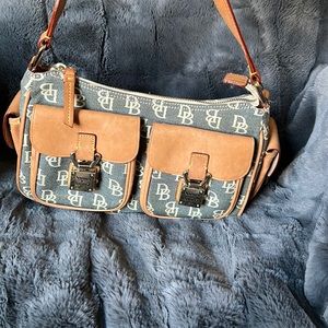 Dooney and Burke mini purse and matching wallet